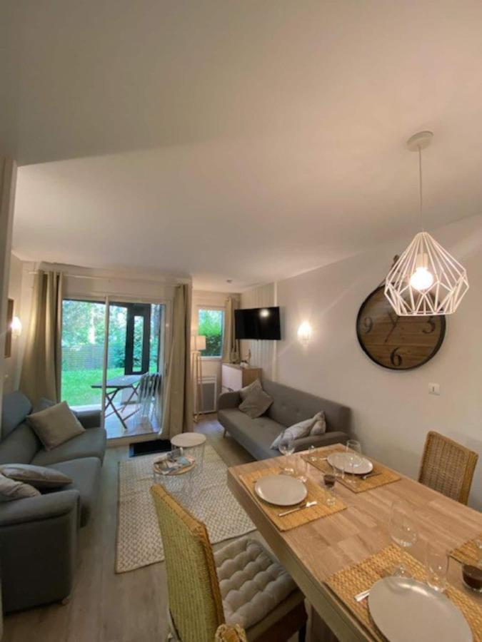 "Magnifique 2 Pieces Deauville" Piscine Et Jardin ภายนอก รูปภาพ